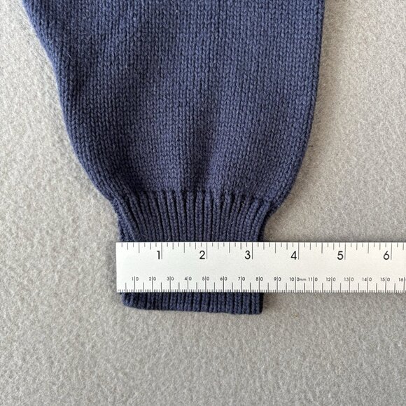 Vintage 90s Nautica Scotland Cup Sailboats Knit Pattern Sweater Men's XL Blue - Picture 9 of 15